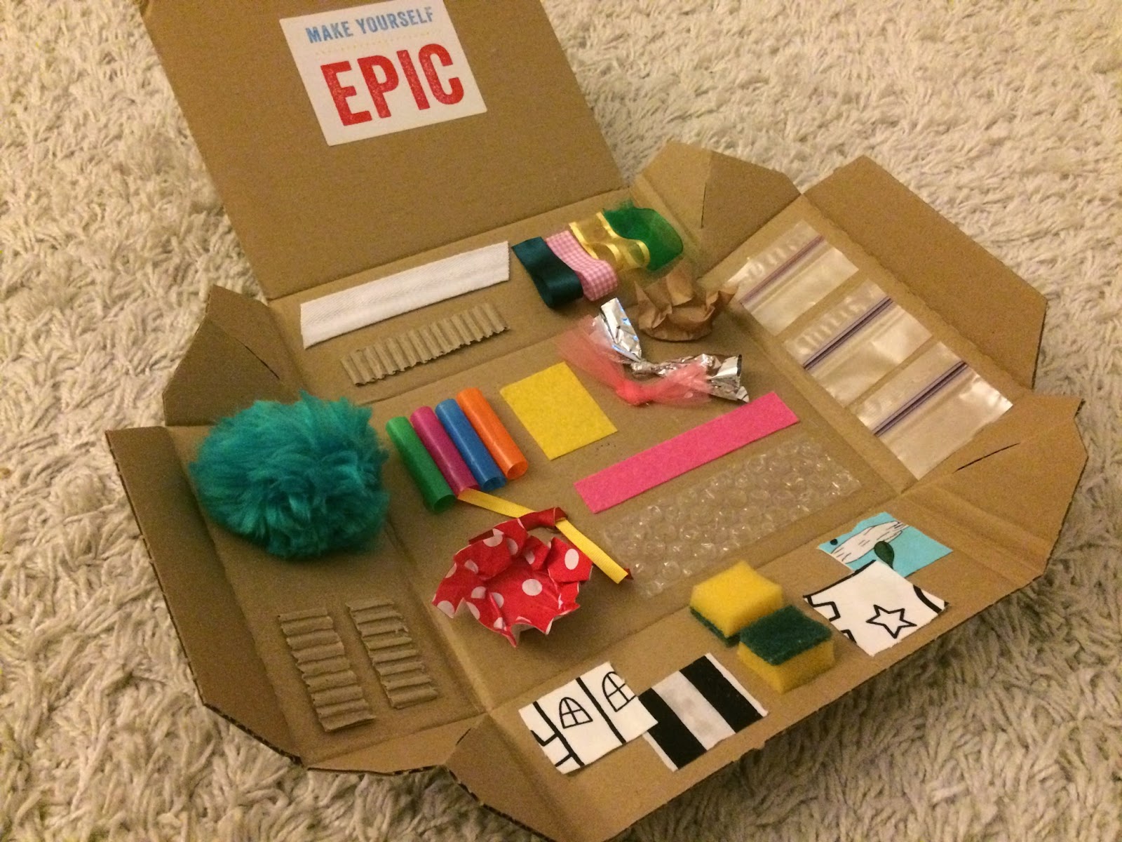 Mum first, doctor second DIY sensory board
