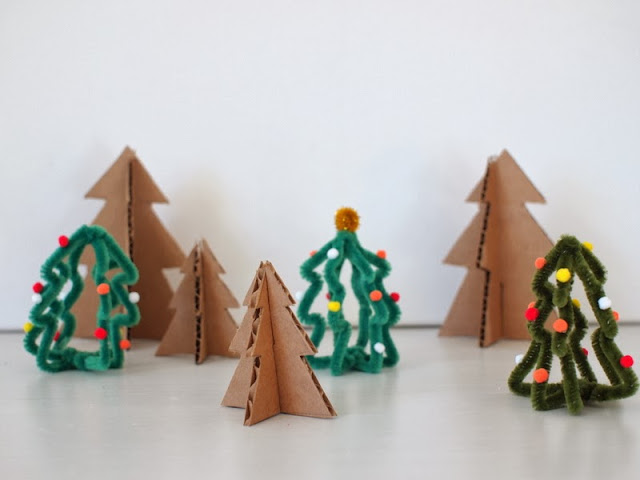 Pipe Cleaner Christmas Tree Decoration Tutorial