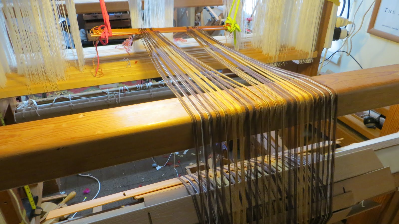 Gangewifre Weaving Supplementary Warp planning and winding the