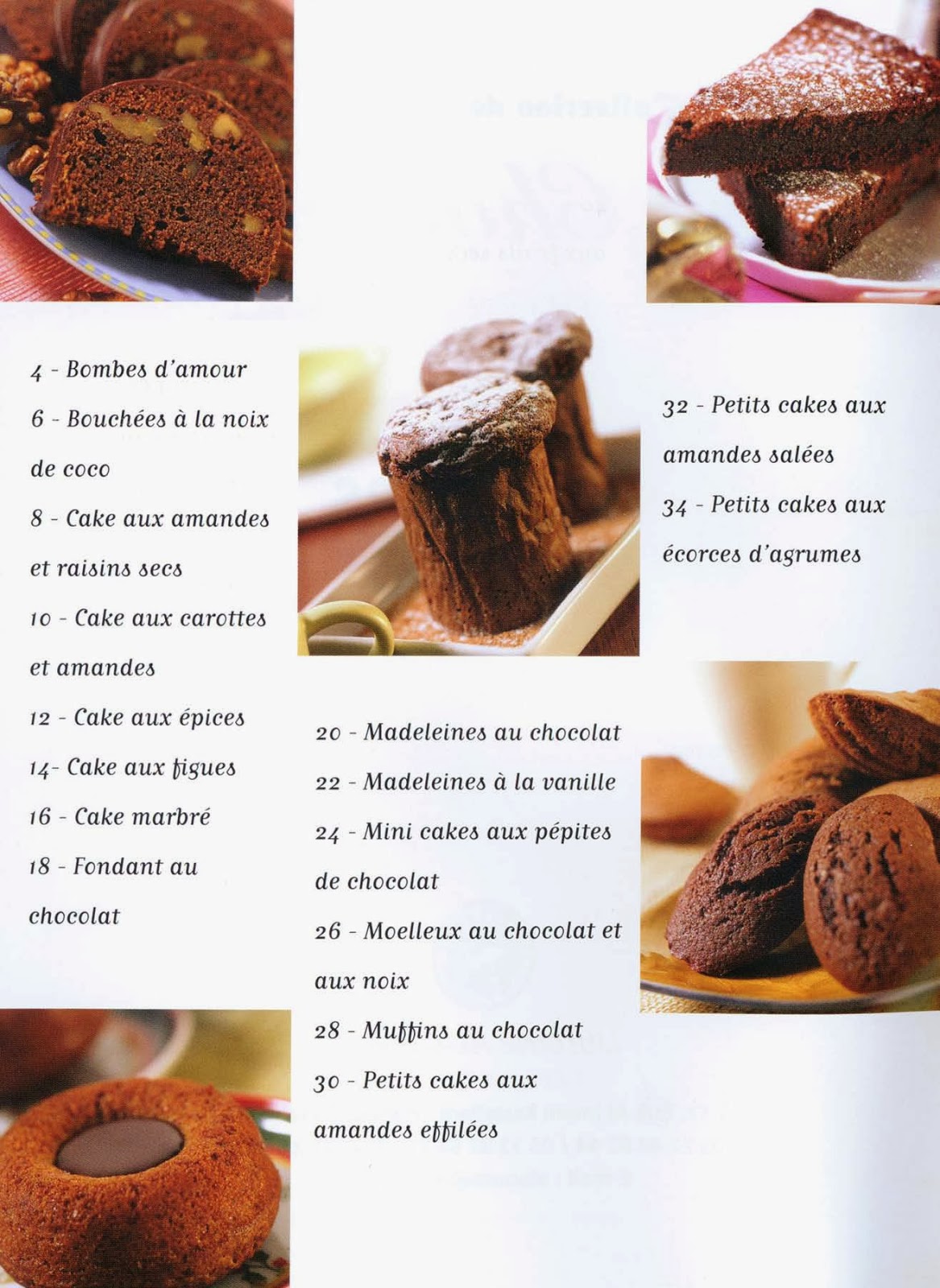   تحميل كتاب شميشة Choumicha - Les cakes Choumicha+-+Les+cakes+sommaire+1