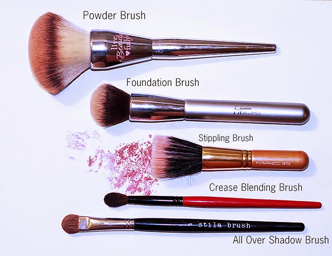 5 Makeup Brishes for Tool Kit