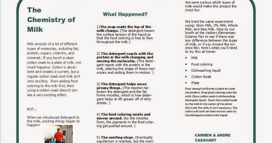 Bring On Lemons: Science Fair Project - The Chemistry of Milk (by