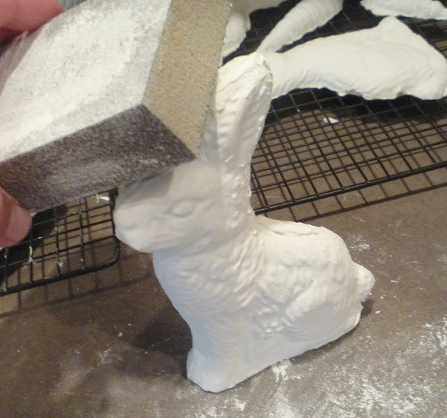 Crafty Sisters Chocolate Mold Easter Bunnies Using Sculptamold
