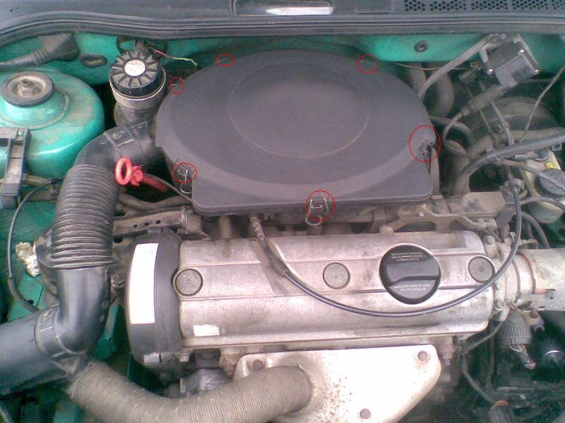 VW Polo III 6n1 Zrób to sam wymiana filtra powietrza