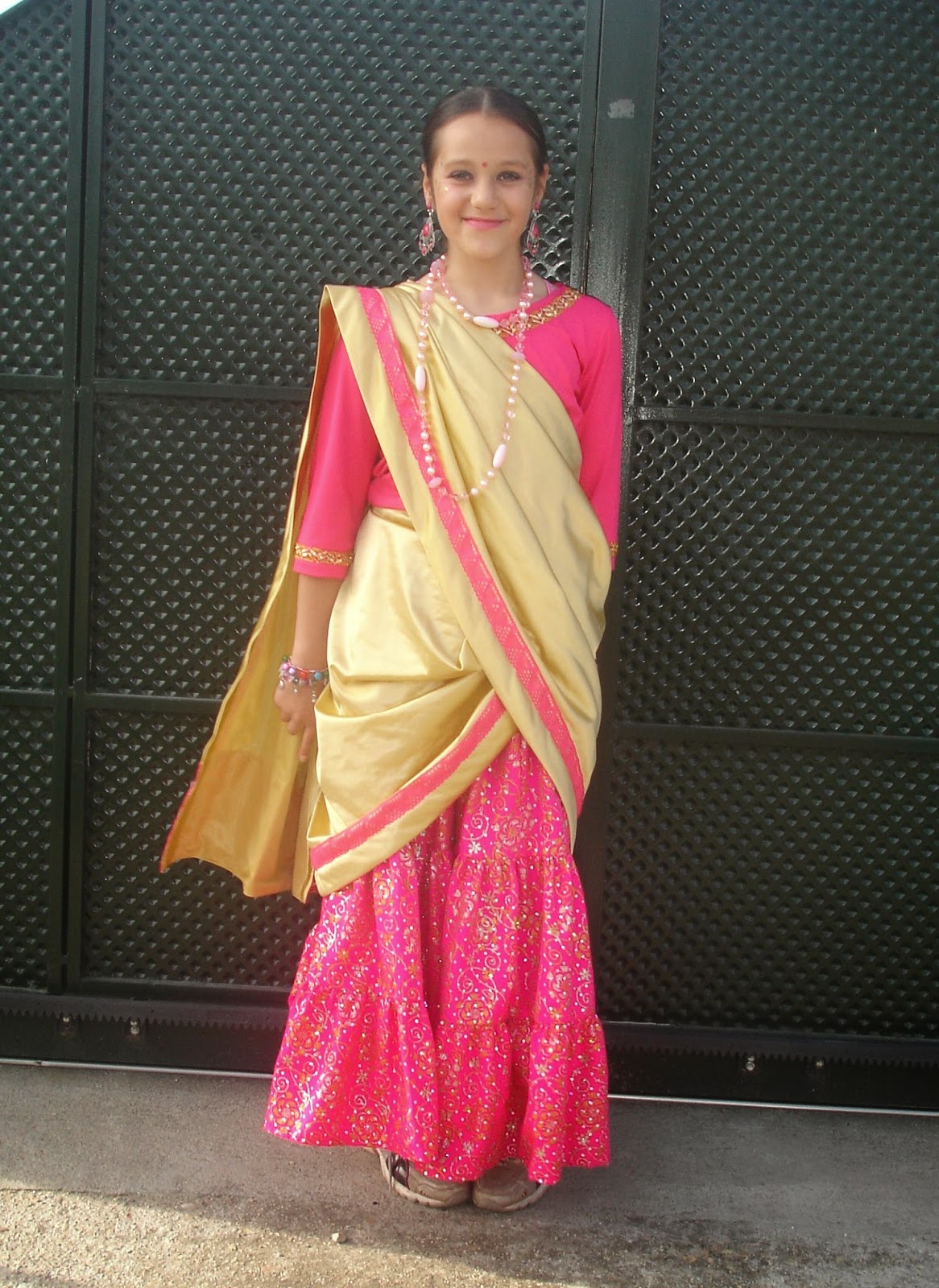 O obradoiro de Klor Disfraz de hindú