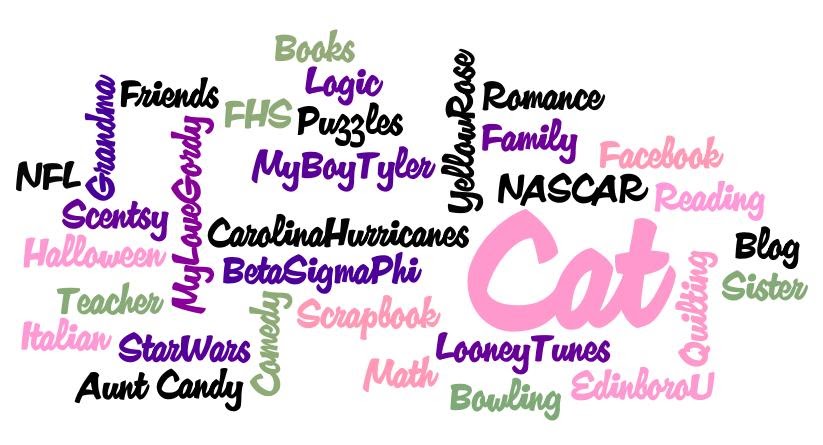 Cat's Stuff Fun Stuff Wordle