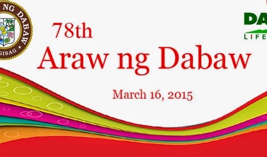 Araw Ng Dabaw 2015 Schedule of Activities - TENTATIVE #ArawNgDabaw