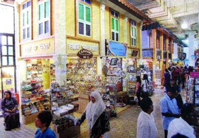The Jonker Street in Central Market is modelled after the one in Melaka, looked real authentic!