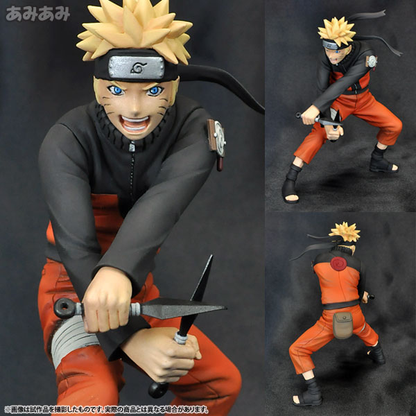 Naruto Shippuden Figuarts Zero Non Scale Pre-Painted PVC Figure: Uzumaki Naruto Bandai
