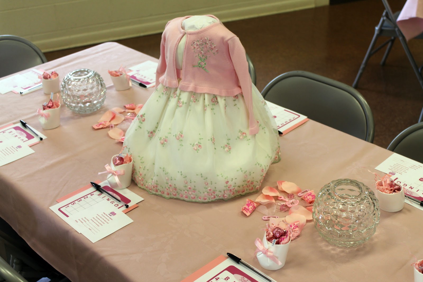 Baby Dress Centerpiece