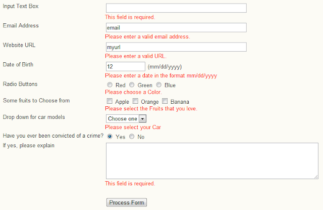 form email validation script