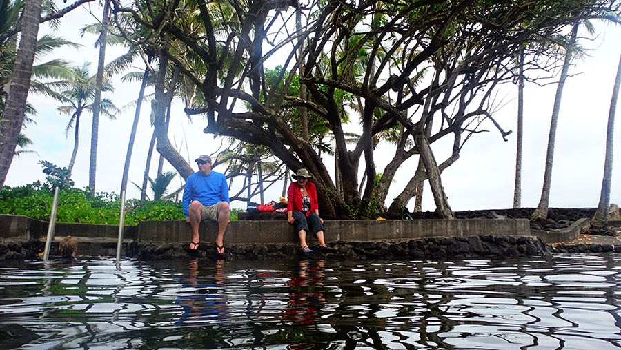 Idaho Chicken Ranch Hawaii Hot Springs at Ahalanui Park