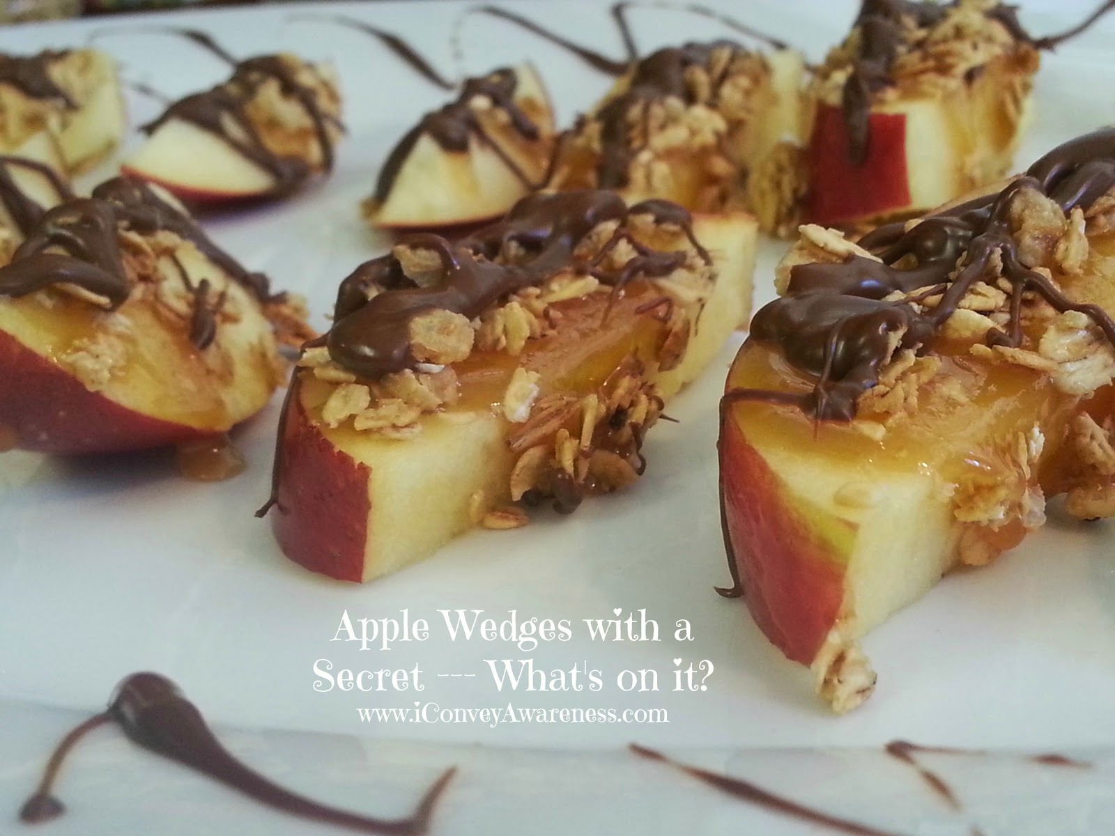 Conveying Awareness with Jessica David Apple Wedges with a Secret