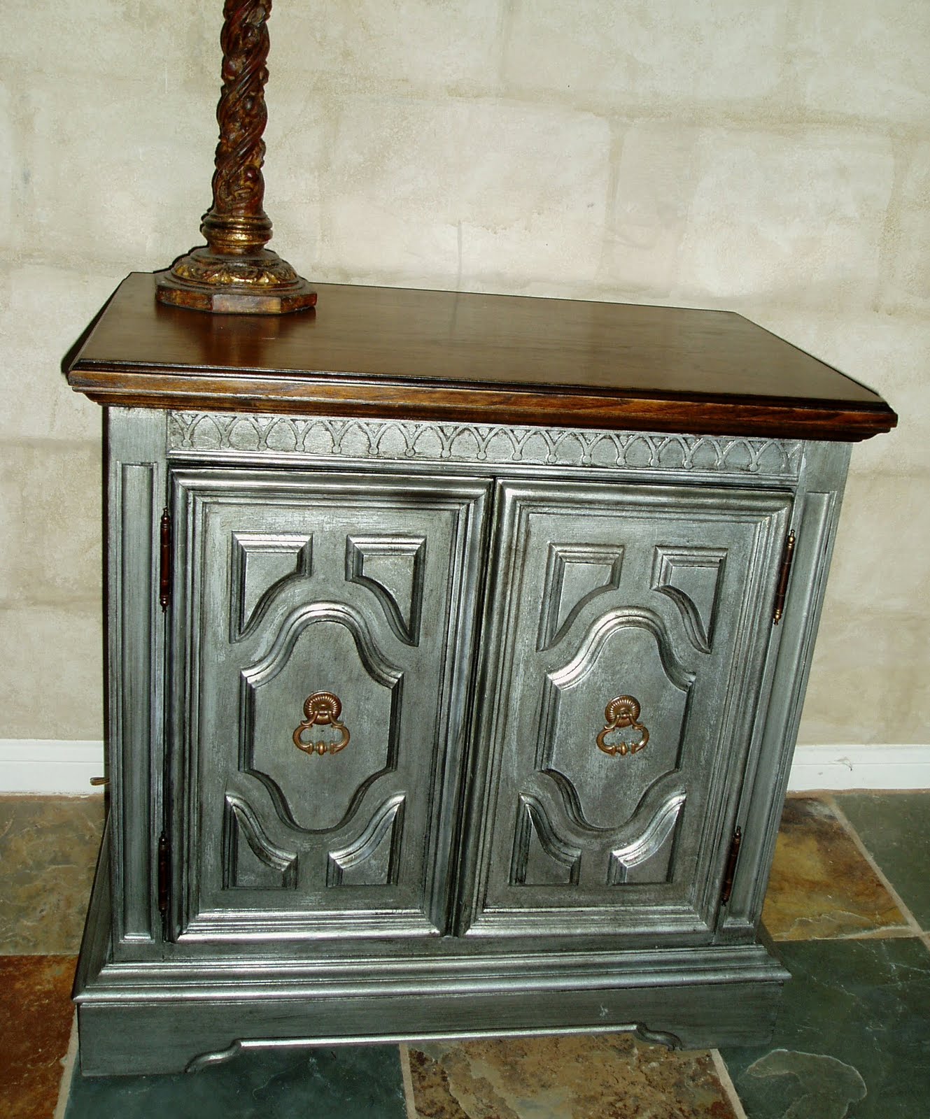 Faux Painting + Furniture: Before and After