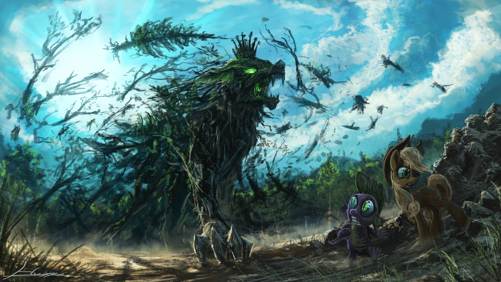 FOREST BATTLE STAR WAR forest battle star war: