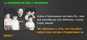 Padre Pio et la guérison de Kelly Wilkinson