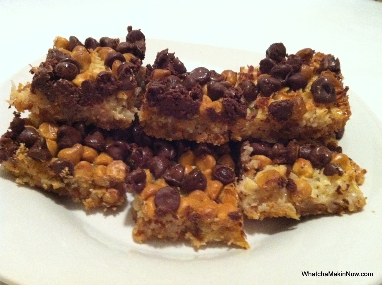 Whatcha Makin' Now? Magic Bars Coconut, Chocolate Chips. Butterscotch Chips…