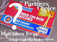 Vintage Dragonfly's CHOICE matchbox swap