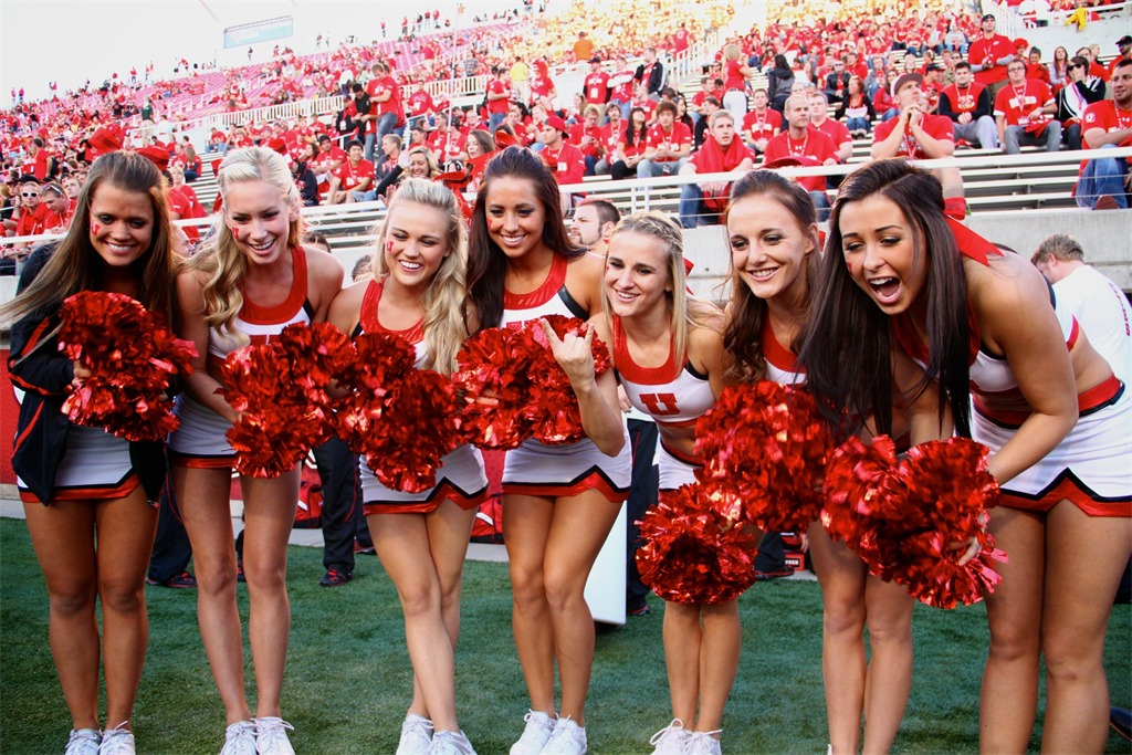 Utah Cheerleaders, 2012 Football Season Ute Girls.