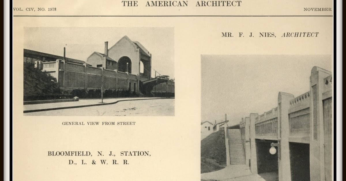 Lock 15 East Lackawanna Station Bloomfield, New Jersey 1913