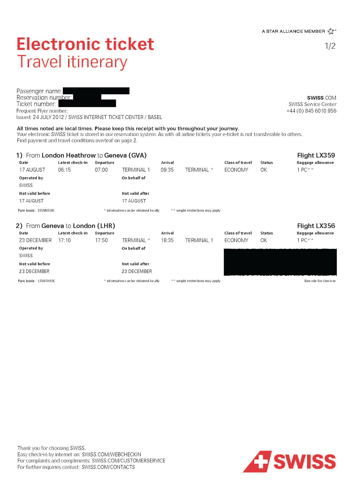 My Journey in Switzerland