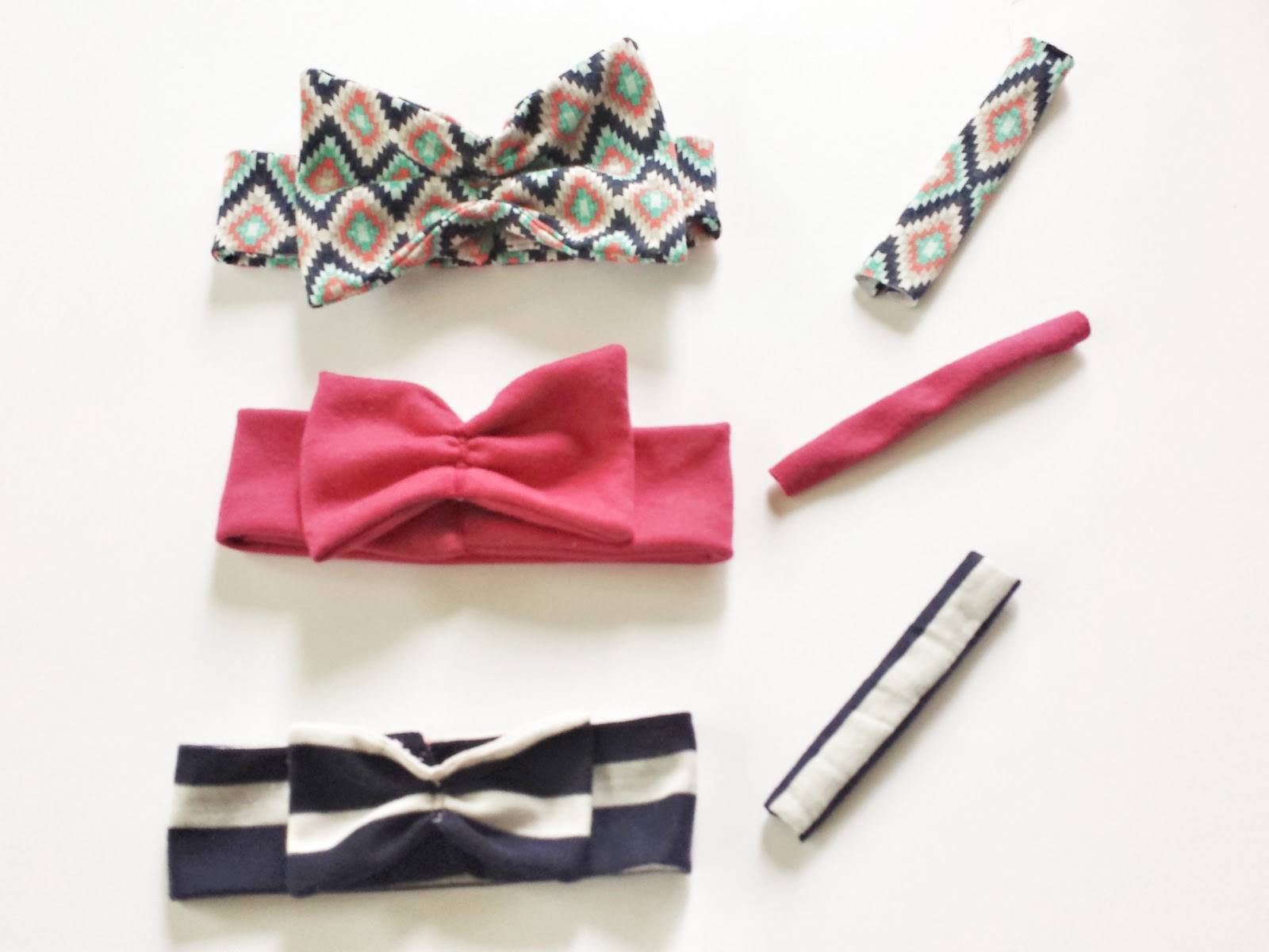 Bow Headband Tutorial Using Knit Fabric Sew Not Perfect