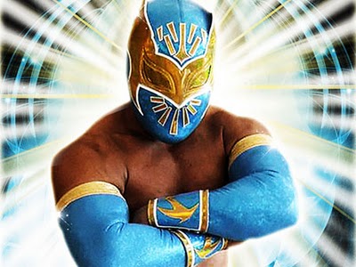 sin cara without mask on. wwe superstar sin cara without