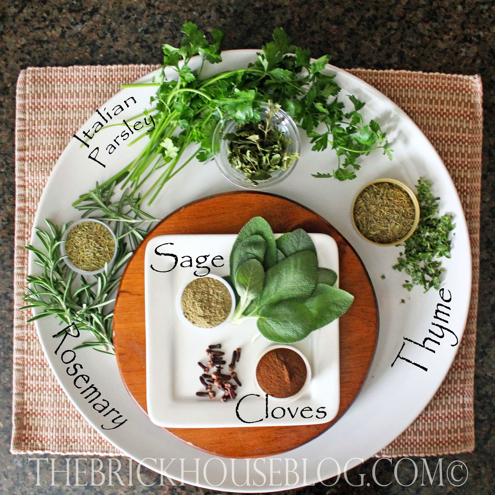 The Brick House...in pursuit of stronger lives. Fresh vs. Dried Herbs