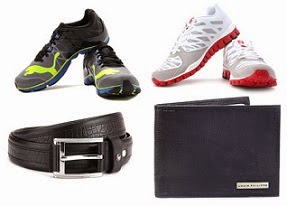 Flat 50% Off on Men’s Puma / Adidas / Reebok Sports Shoes | Belts & Wallets- Van Heusen / Louis Phillipe @ Flipkart (Limited Period Offer)