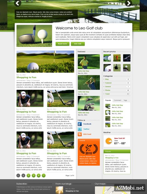 LeoTheme – Leo Golf Template For Joomla 2.5