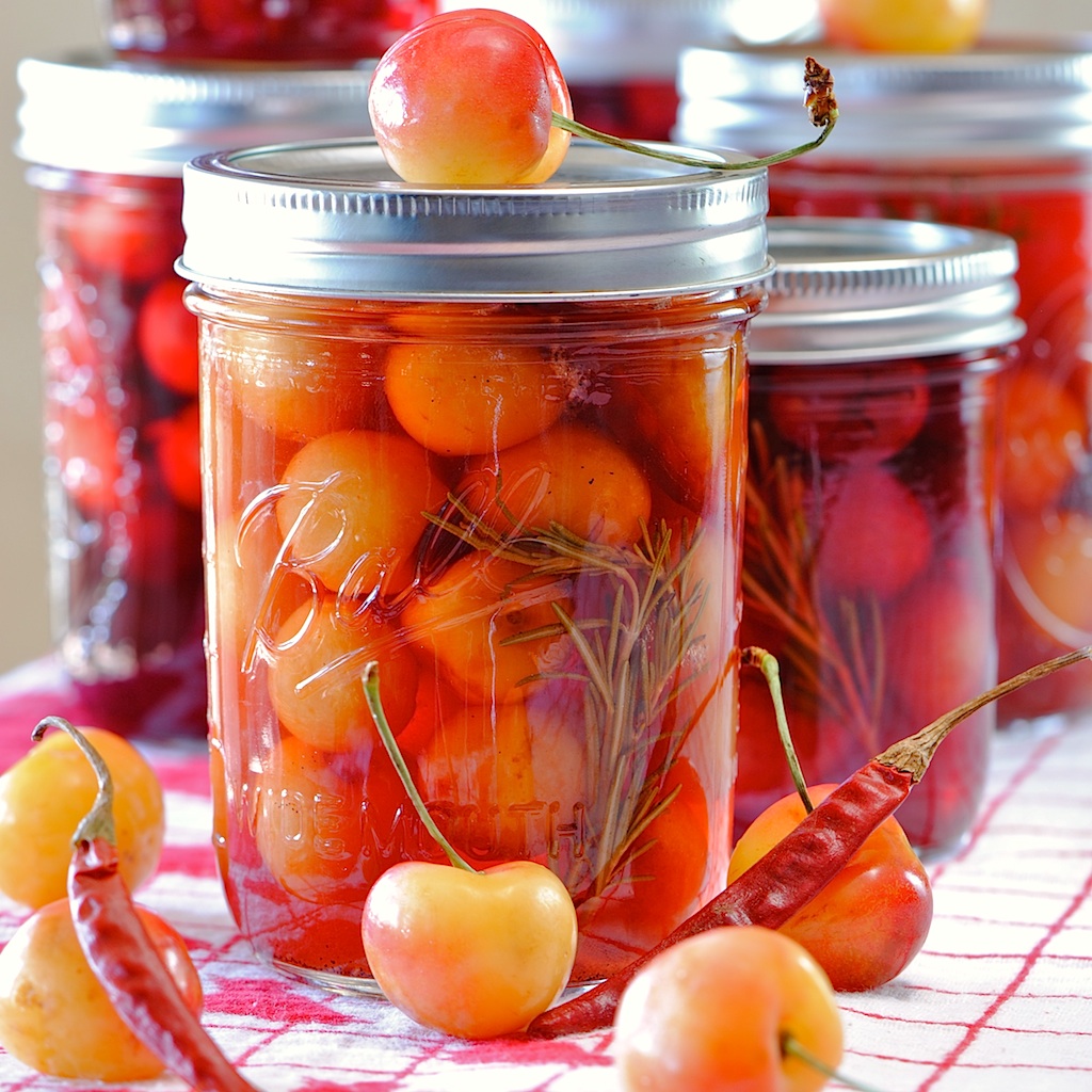 JULES FOOD... Spicy Sweet Savory Pickled Cherries