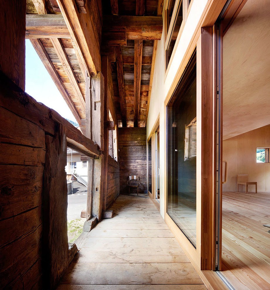 dom w stodole-modern barn by Camponovo Baumgartner Architekten-decomania