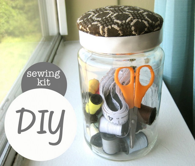 Kanelstrand Simple DIY Recycled Sewing Kit
