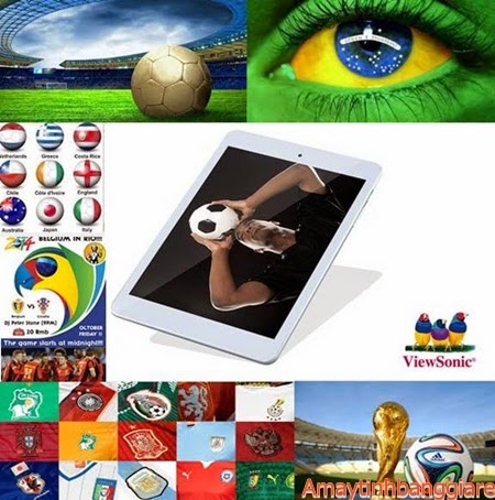 Xem world cup với máy tính bảng viewpad 7Q và 8E