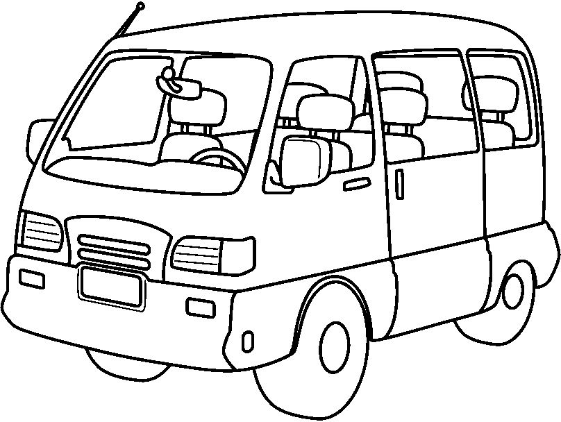 Line Drawing Van : Mimos e encantos da educaÇÃo meios de transporte para