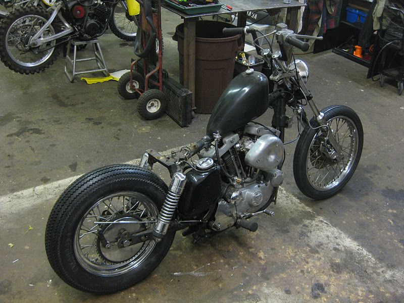 . Kyle's Harley build.
