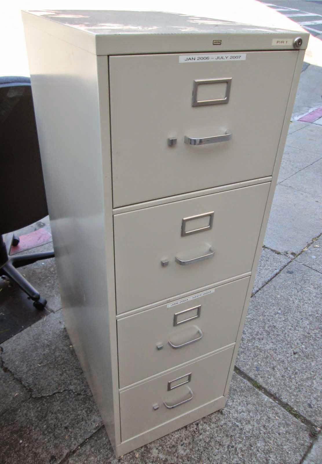 UHURU FURNITURE & COLLECTIBLES SOLD / HON 4Drawer Legal File