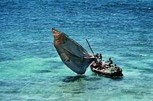 Barco pesqueiro tradicional (Moçambique)
