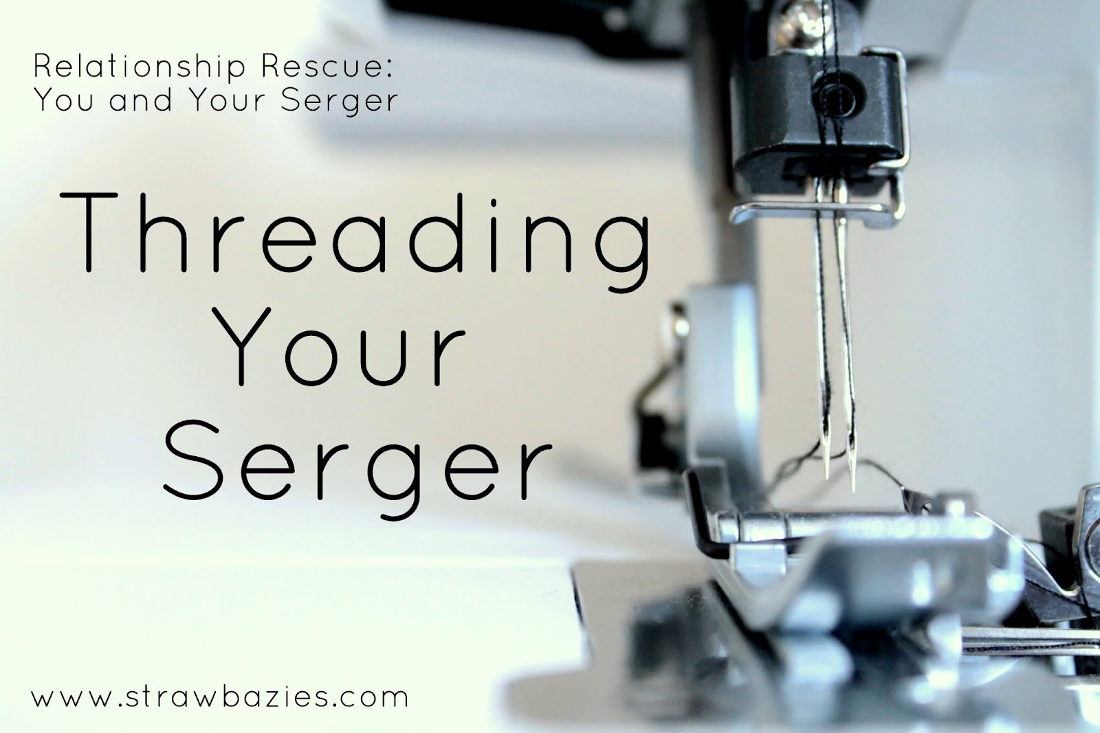 How to divide serger thread into smaller spools - a silly kind of tutorial