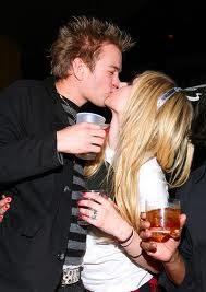 Avril Lavigne with Husband