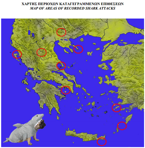 Καρχαρίες στην Ελλάδα, όλη η αλήθεια ...? Xartis+karxaries2