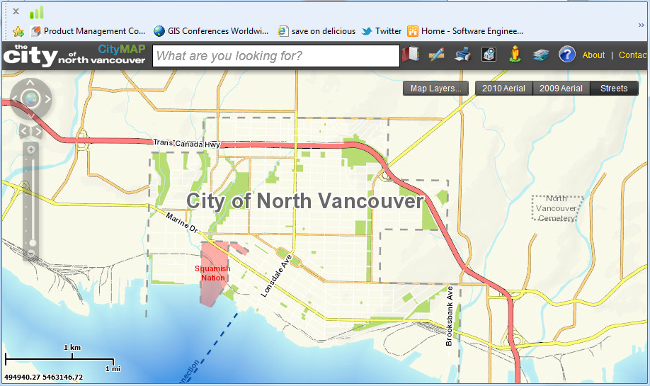 On  Mapping The City of North Vancouver  Mapping Done Right!