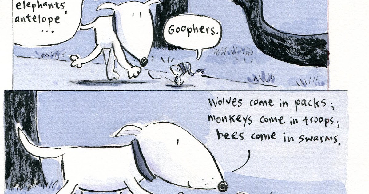 Chalk & Cheese Comics Collective Nouns