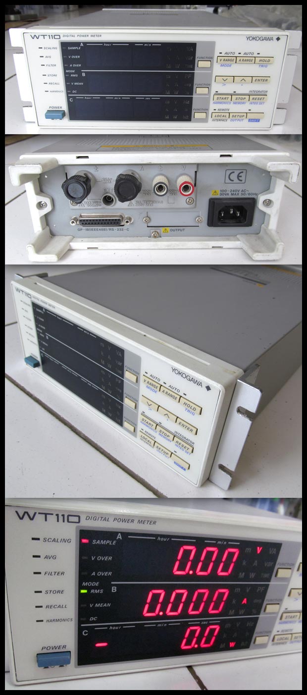 2nd MACHINE Digital Power Meter, WT110, Yokogawa