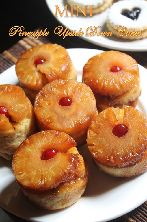 Mini Pineapple Upside Down Cakes Recipe Yummy Tummy
