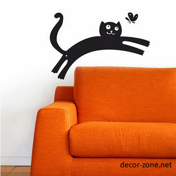 15 funny vinyl wall stickers for the cat lovers