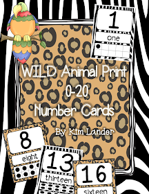http://www.teacherspayteachers.com/Product/WILD-animal-print-number-cards-0-20-1262820
