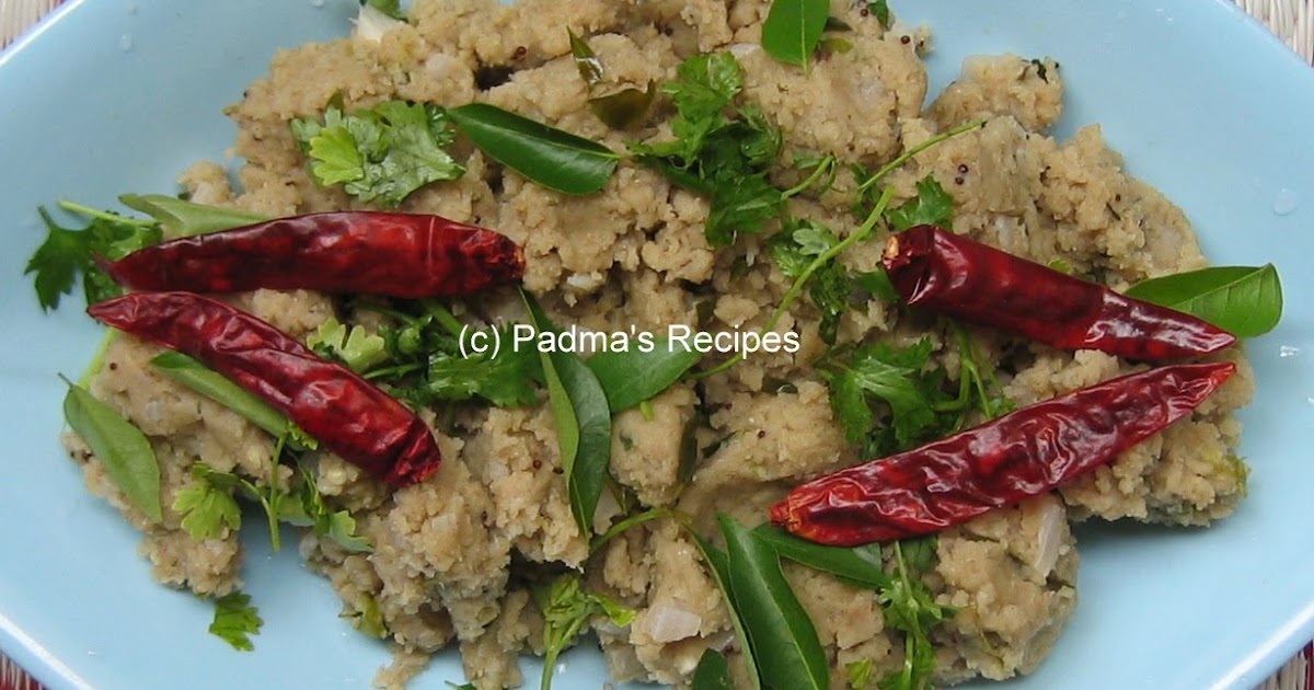 Padma's Recipes JONNA PINDI FLOUR) UPMA