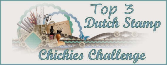 1e prijs gewonnen bij Dutch stamp chickies