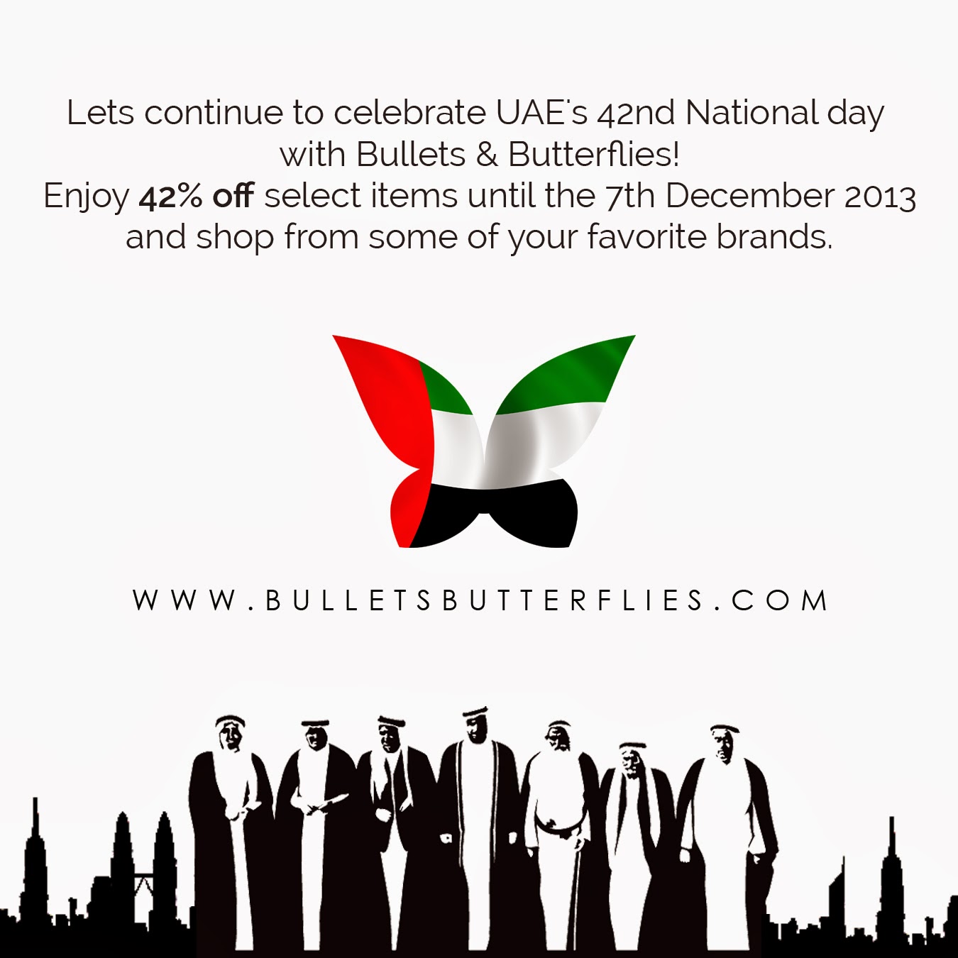 Bullets and Butterflies HAPPY 42ND NATIONAL DAY UAE